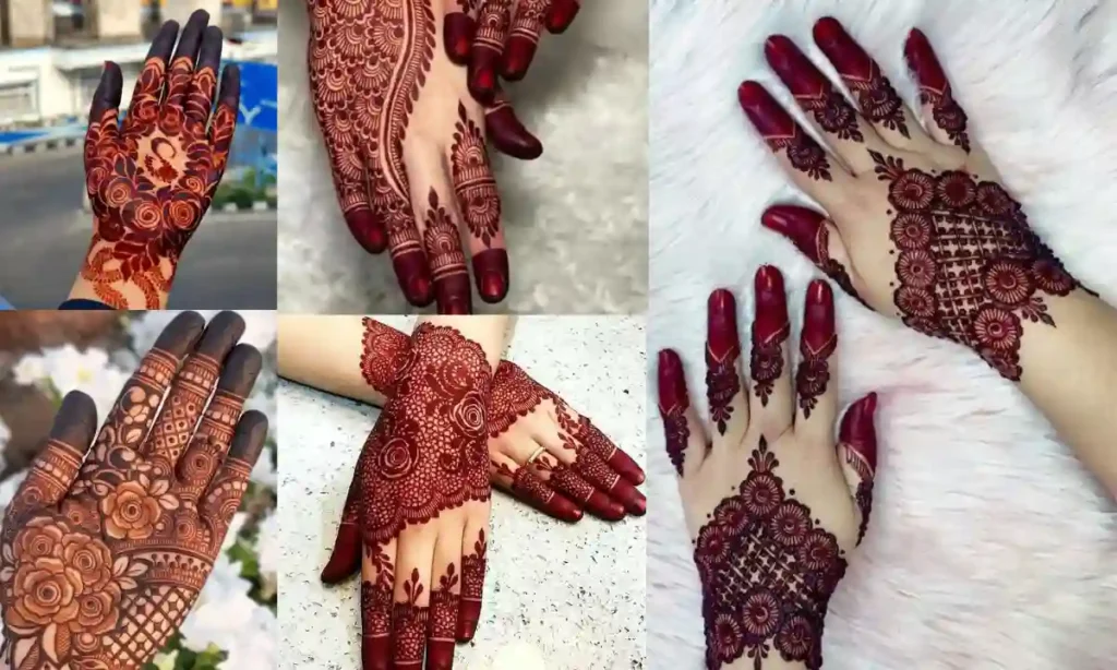 Arabic Rose Mehndi Design