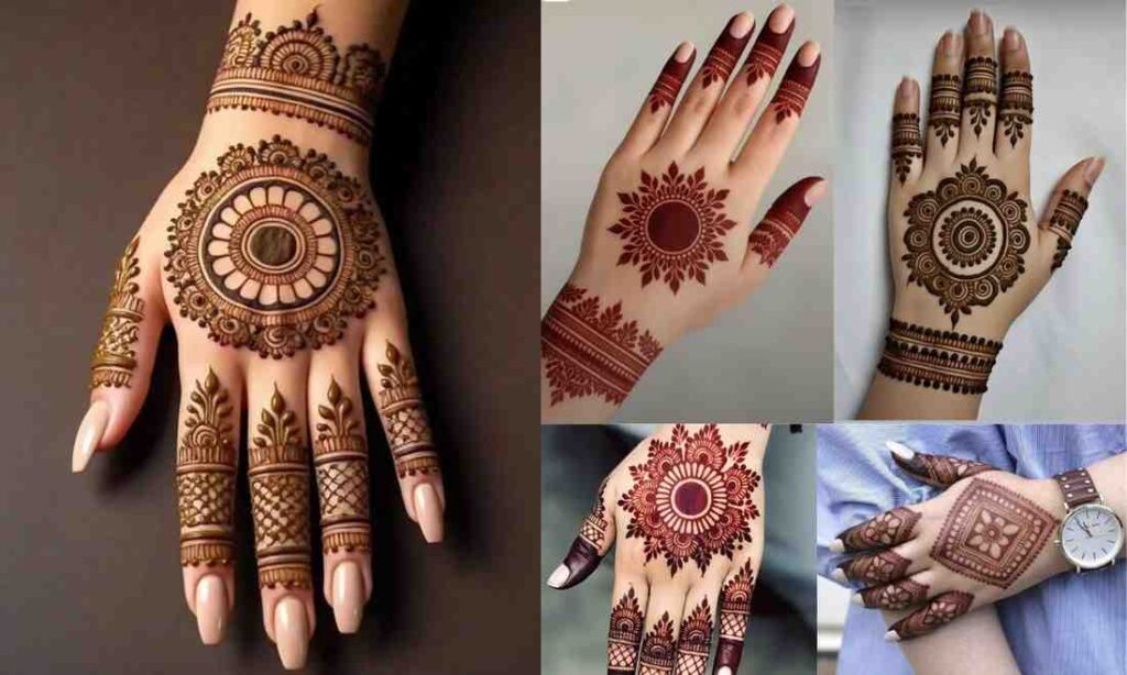 Royal Back Hand Mehndi Design