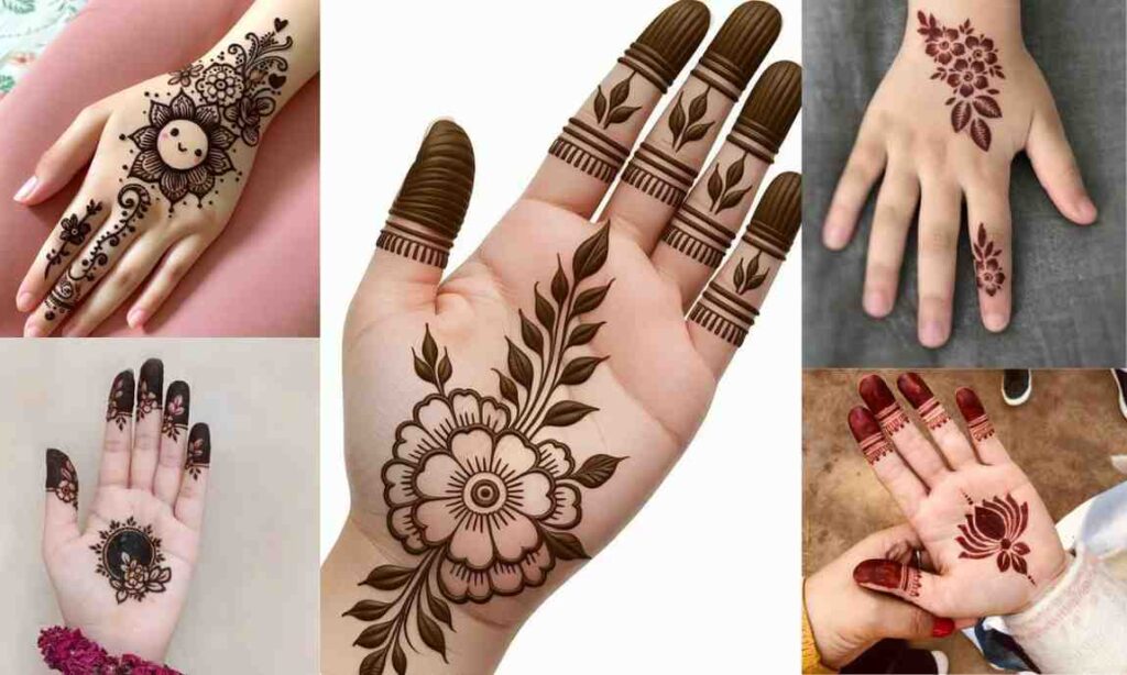 Cute Easy Mehndi Designs For Kids