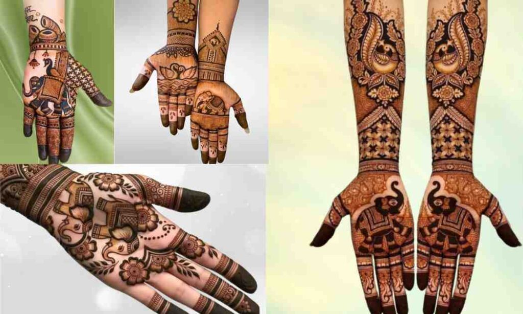 Elephant Mehndi Design